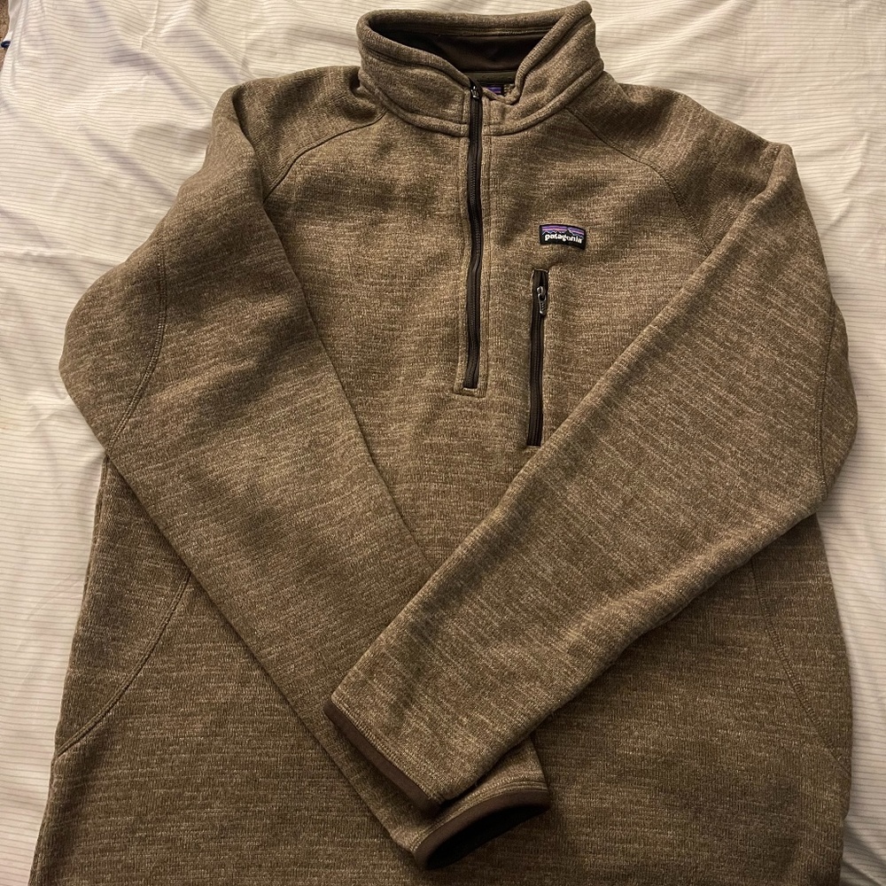Brown Patagonia Pullover (Men Sz: L)